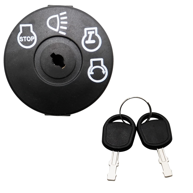 起动点火开关（含2把钥匙）适用于Husqvarna等 riding Lawn Mower