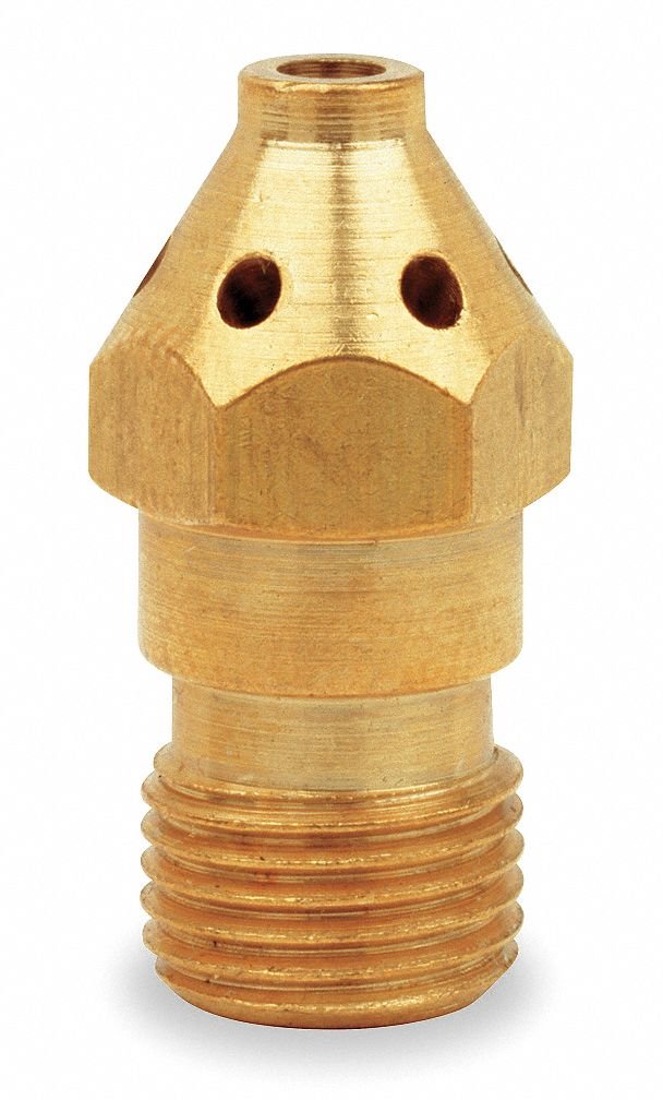 Air Gun Nozzle, 15/16 In. L, Brass