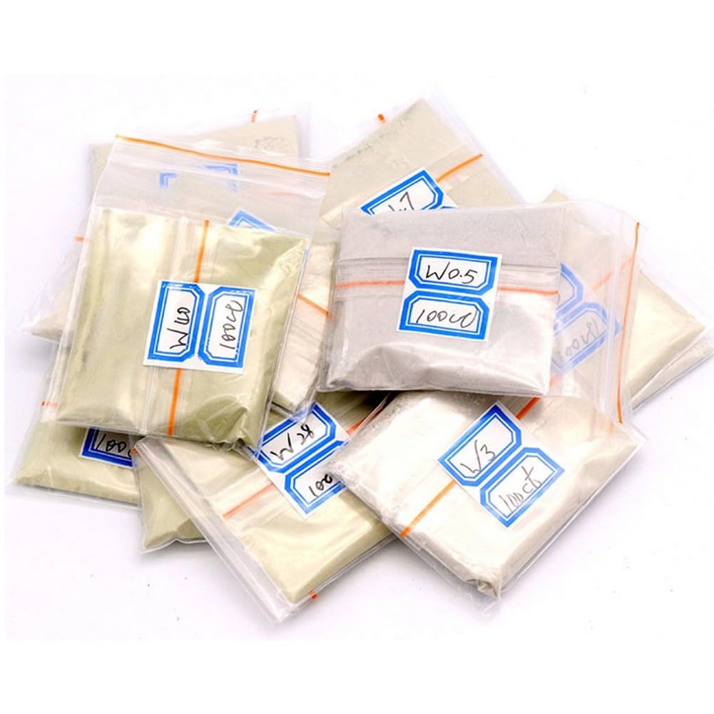 Polierpulver 20g, Mikron Körnung Bereich W0,5 bis 10000# (320-10000 Mesh), weiße Schleifmasse für Metallbindung, Keramik & Galvanikwerkzeuge, geeignet für Hartmetall, Glas, Keramik, Stein,