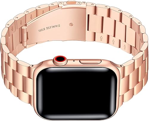 Miniatura 2 de Libra Gemini Compatible con Apple Watch Band de 1.929 in 1.772 in 1.732 in 1.654 in 1.614 in 1.575 in 1.496 in, correa de acero inoxidable de