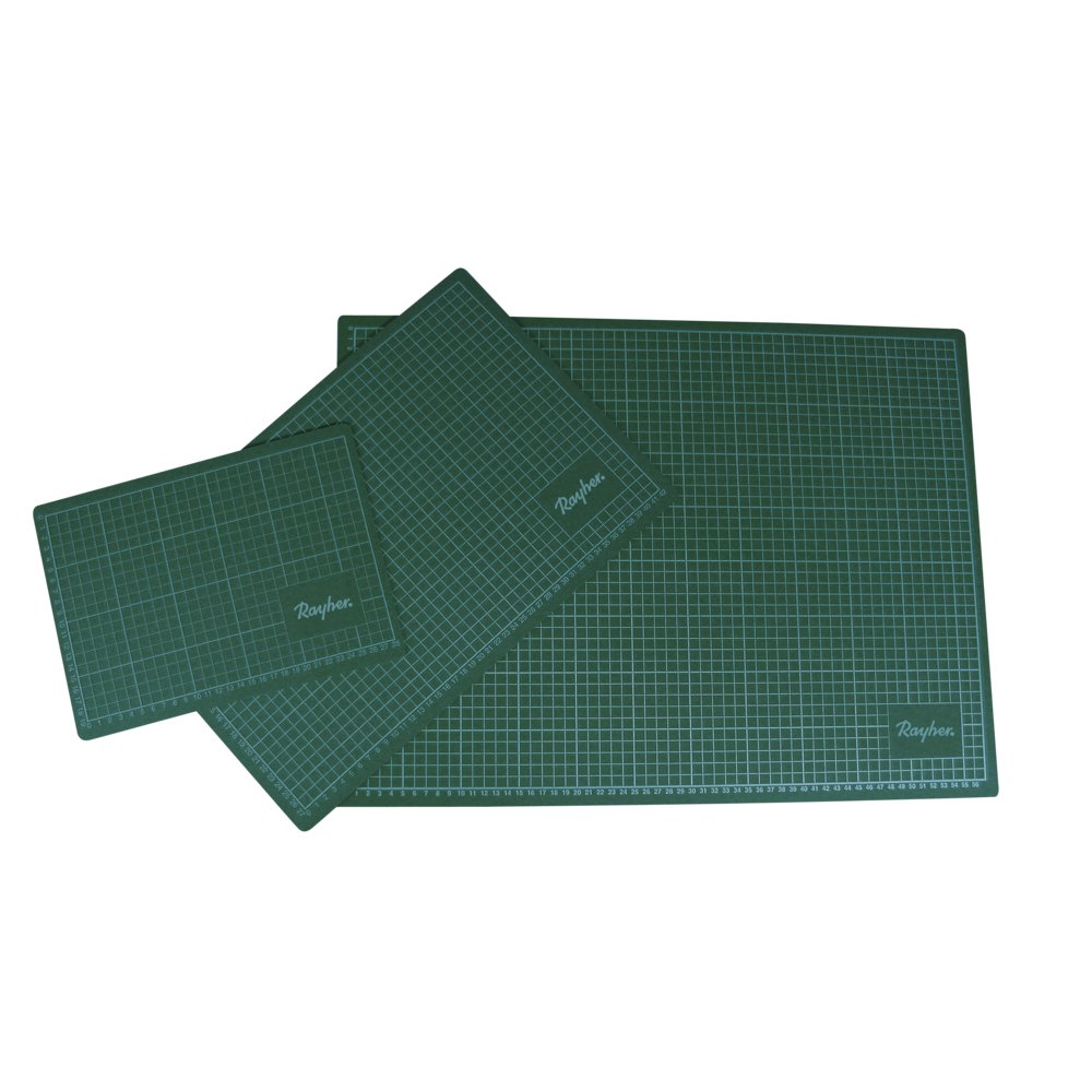 Rayher Hobby Cutting Mat, Self-Healing, 30 x 22 cm, 3-Ply, Thickness 0.3 mm, Robust and Durable, Cutting Mat, Work Mat for Cutting, Writing and Crafts, 8923400
