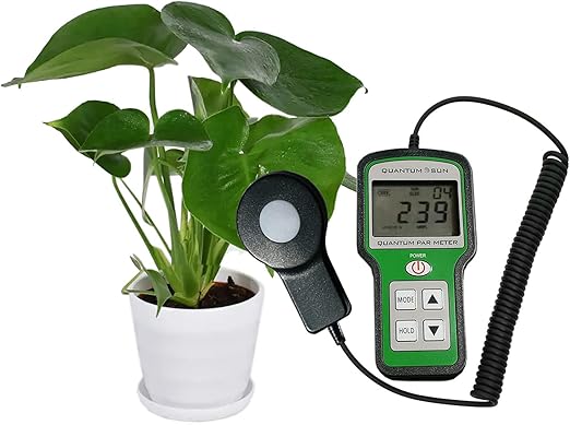 Quantum Par Meter Light Meter for Plants Led Grow Lights Indoor High Precision Rechargeable