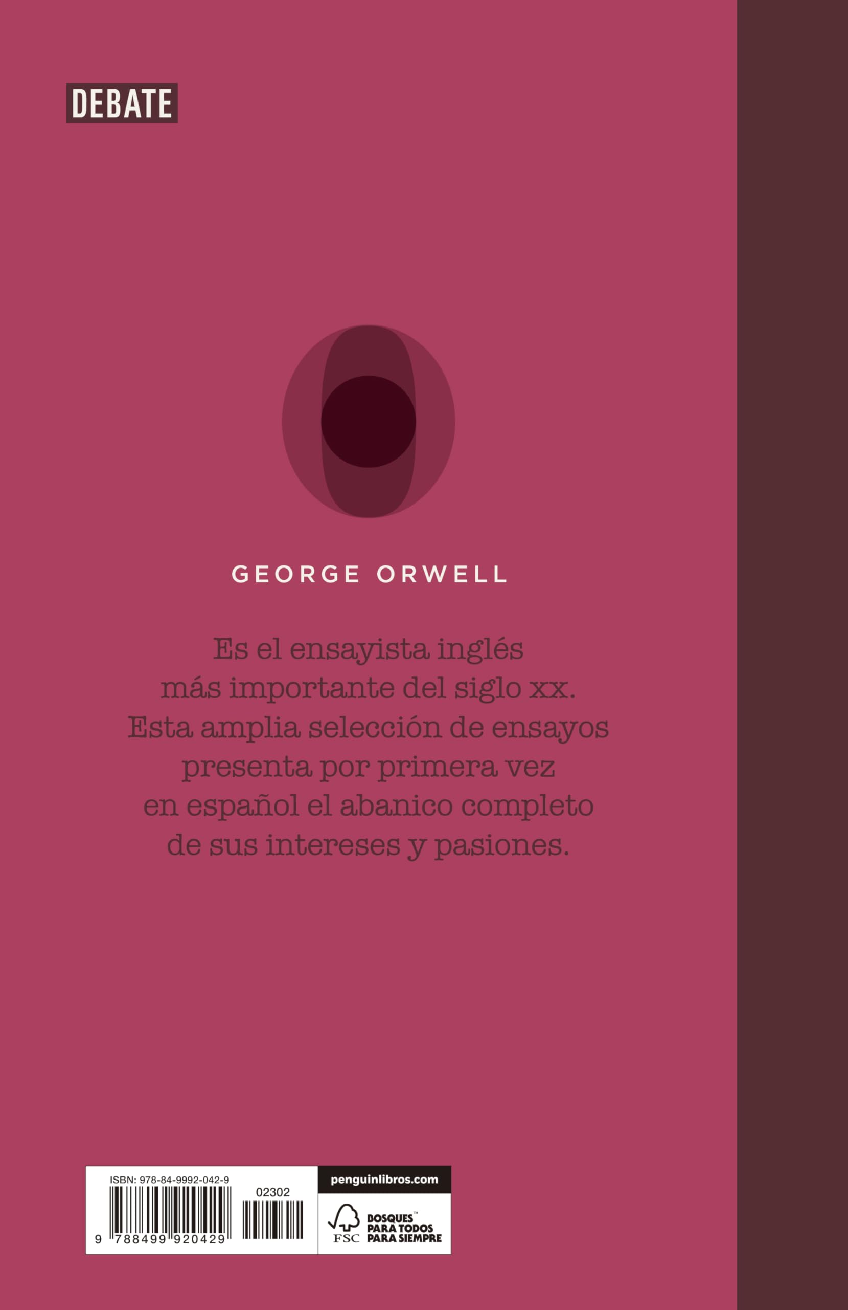 Ensayos (edición definitiva avalada por The Orwell Estate) (Ensayo y Pensamiento)
