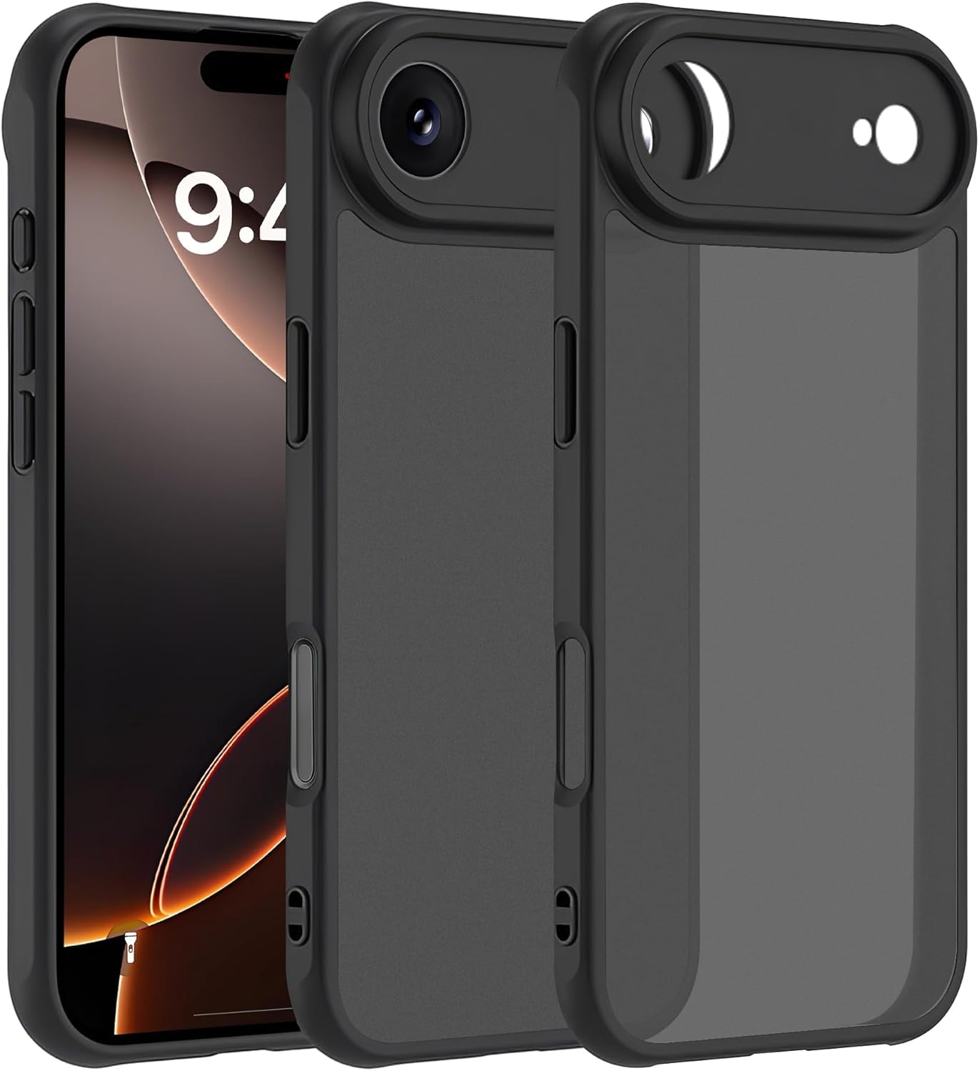 EGOTUDE Designed for iPhone 15 Case | Strong Magnet Camera Protection Translucent Matte Hard Back Cover Compatible with Mag-Safe (TPU+Polycarbonate | Frost Black) — Amazon image 11