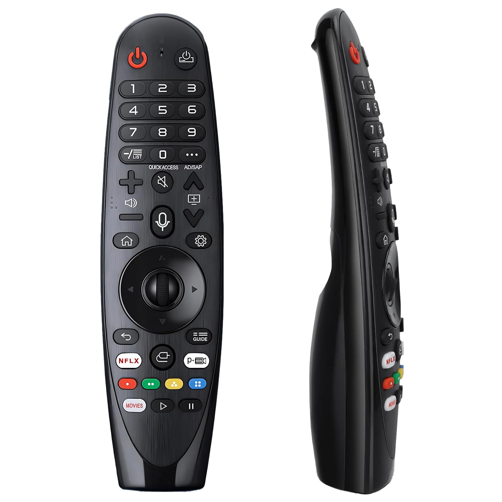 Magic Remote Telecomando per TV MR20GA, Voice Magic Telecomando AKB75855501 per AN-MR20GA MR19BA MR18BA MR650A, con puntatore e funzione vocale