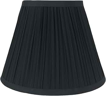 Urbanest Mushroom Pleated Softback Lamp Shade, Faux Silk, 5-inch