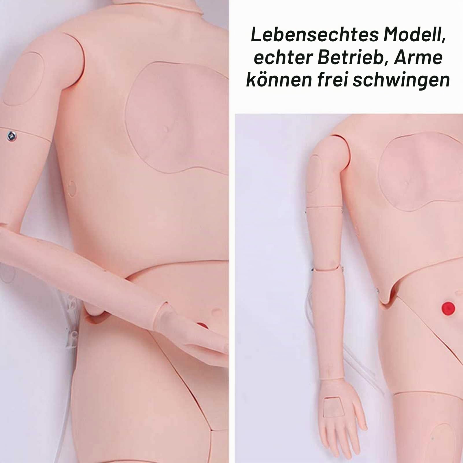 170 cm lebensgroße Krankenpflege Pflegepuppe Altenpflege PVC Krankenpflegepuppe, Schaufensterpuppe zum Lehre & Bildung Medizinische Versorgung
