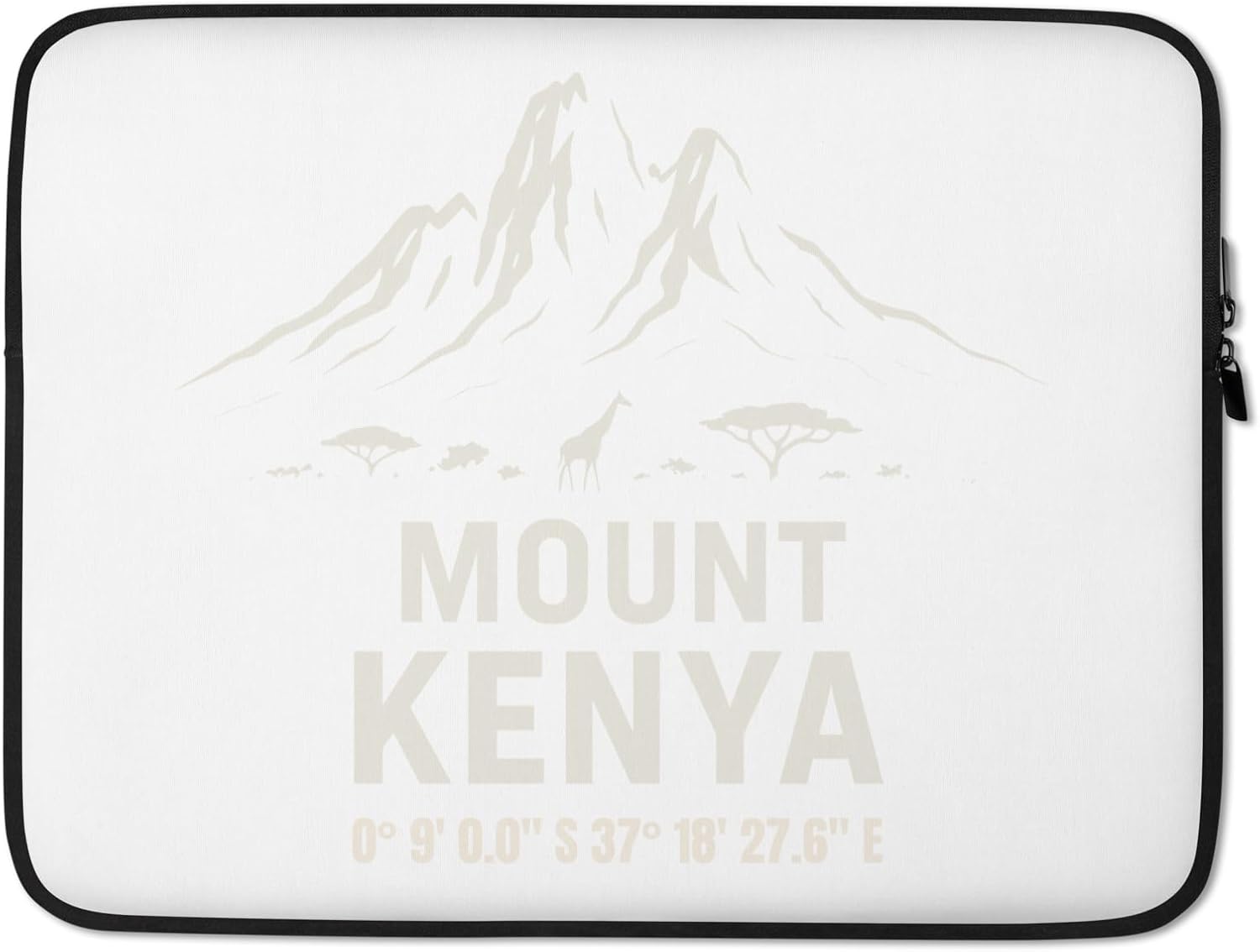 Mount Kenya Souvenir Mountain Hiking Graphic Laptop Sleeve
