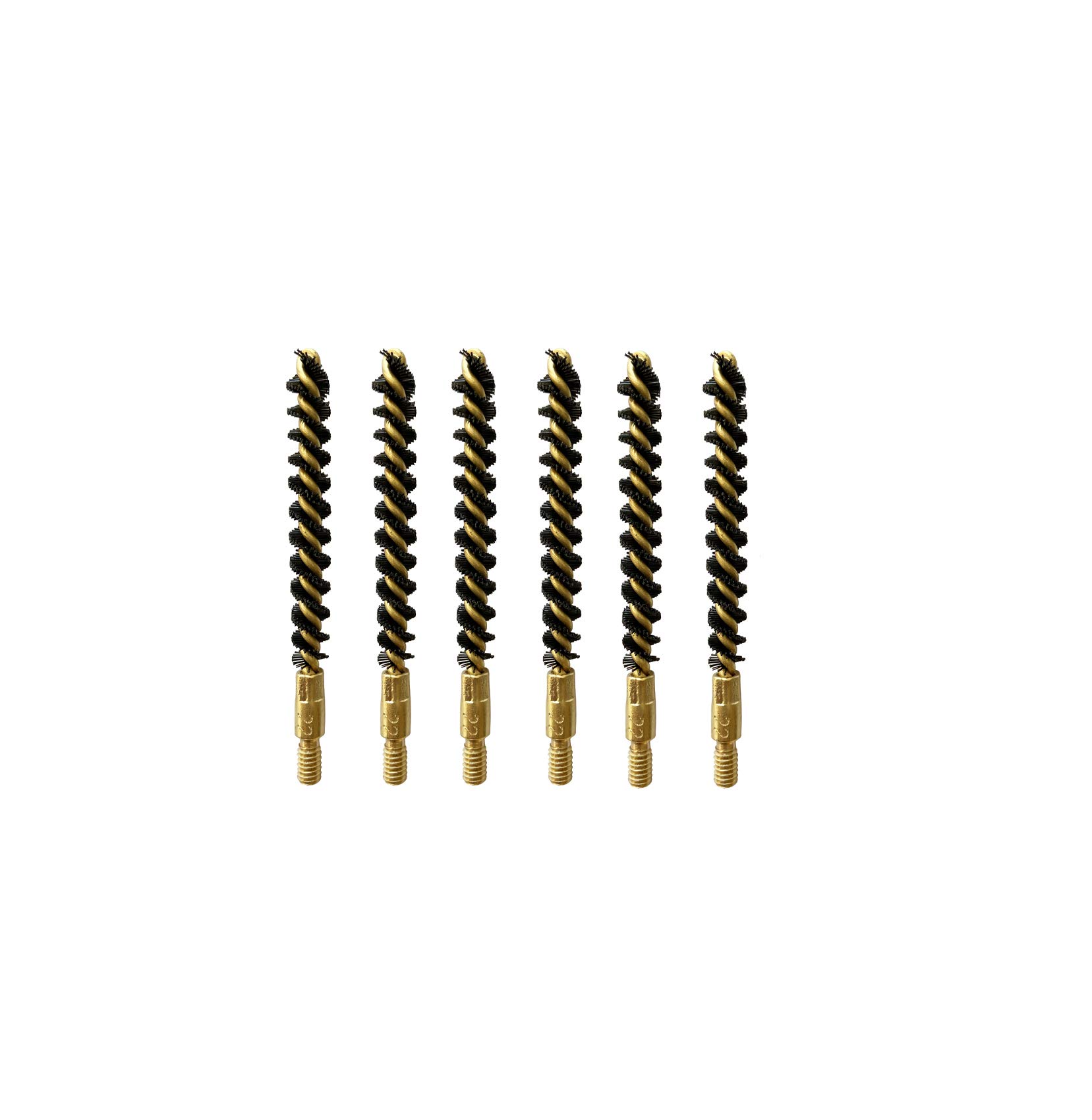 .22 Cal Bore Nylon Gun Cleaning Brush for 22lr Rifle Pistol Handgun Cleaning (6 Pieces)