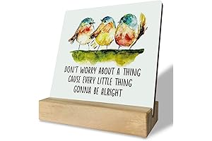 Worry-Free Plaque: A Touch of Tranquility for Your Day