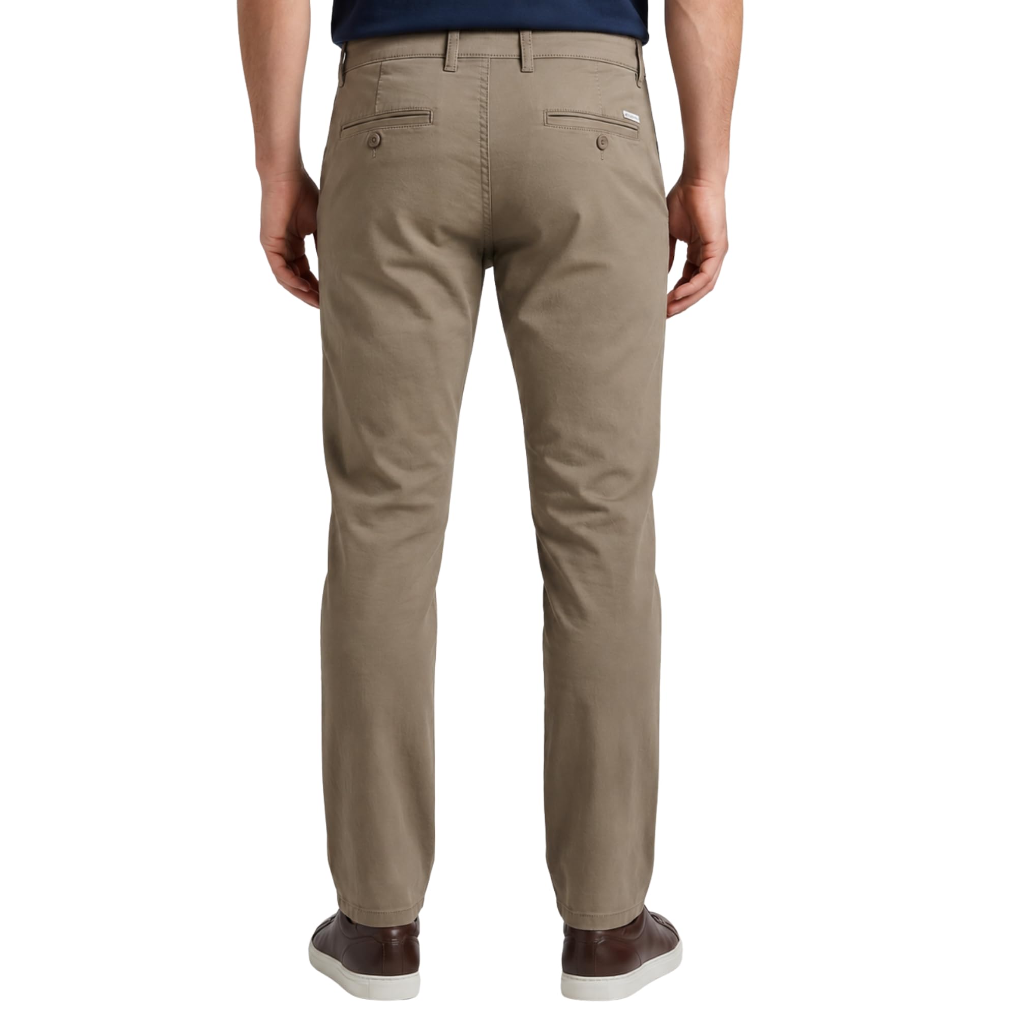 Smith & Solo Męskie spodnie chinosy, slim fit, rozciągliwe, wykonane w 98% z bawełny, eleganckie spodnie materiałowe, do biznesu i na czas wolny, chinosy męskie