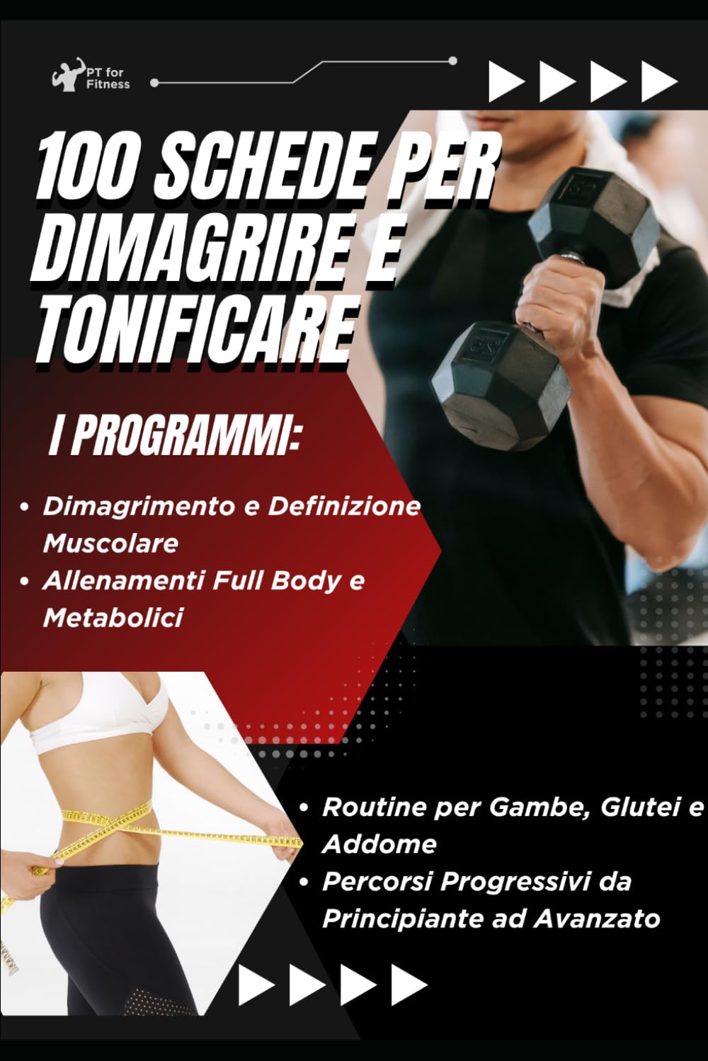 100 Schede per Dimagrire e Tonificare: Allenamenti completi per bruciare grassi, migliorare il tono muscolare e raggiungere una migliore forma fisica a casa o in palestra
