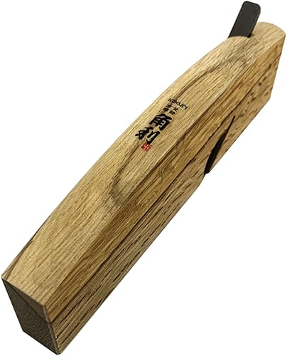 KAKURI Router Plane Handheld 0.709 in 4564", avión de mano japonés KANNA herramienta para hacer ranuras, navaja hoja de acero japonesa y roble,