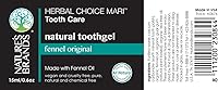 Vista 30 de Natural Toothgel by Herbal Choice Mari (Ginger, 0.5 Fl Oz Glass Bottle) - Made with Organic Ingredients - No Toxic Synthetic Chemicals