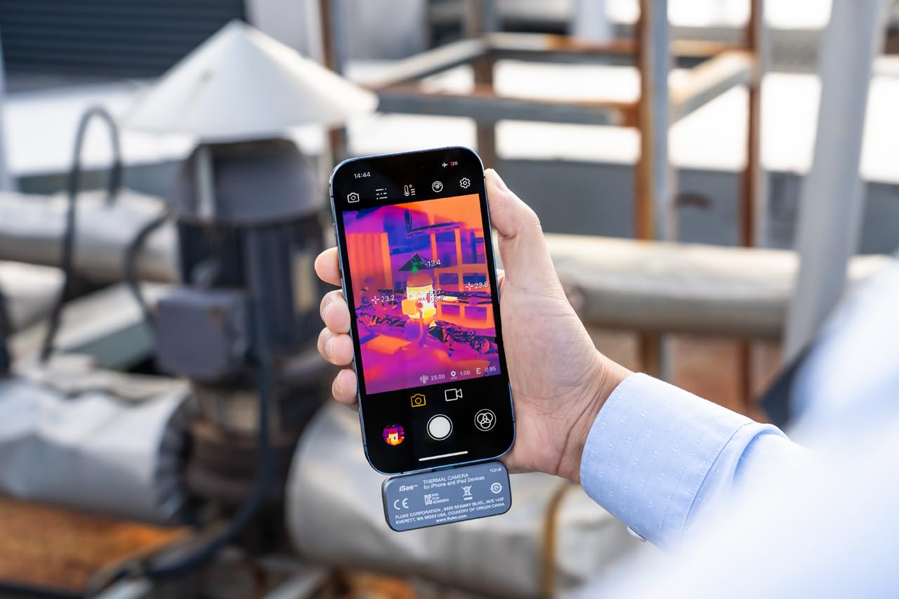 Fluke iSee™ - Telecamera termica mobile TC01A per Android, 9 Hz
