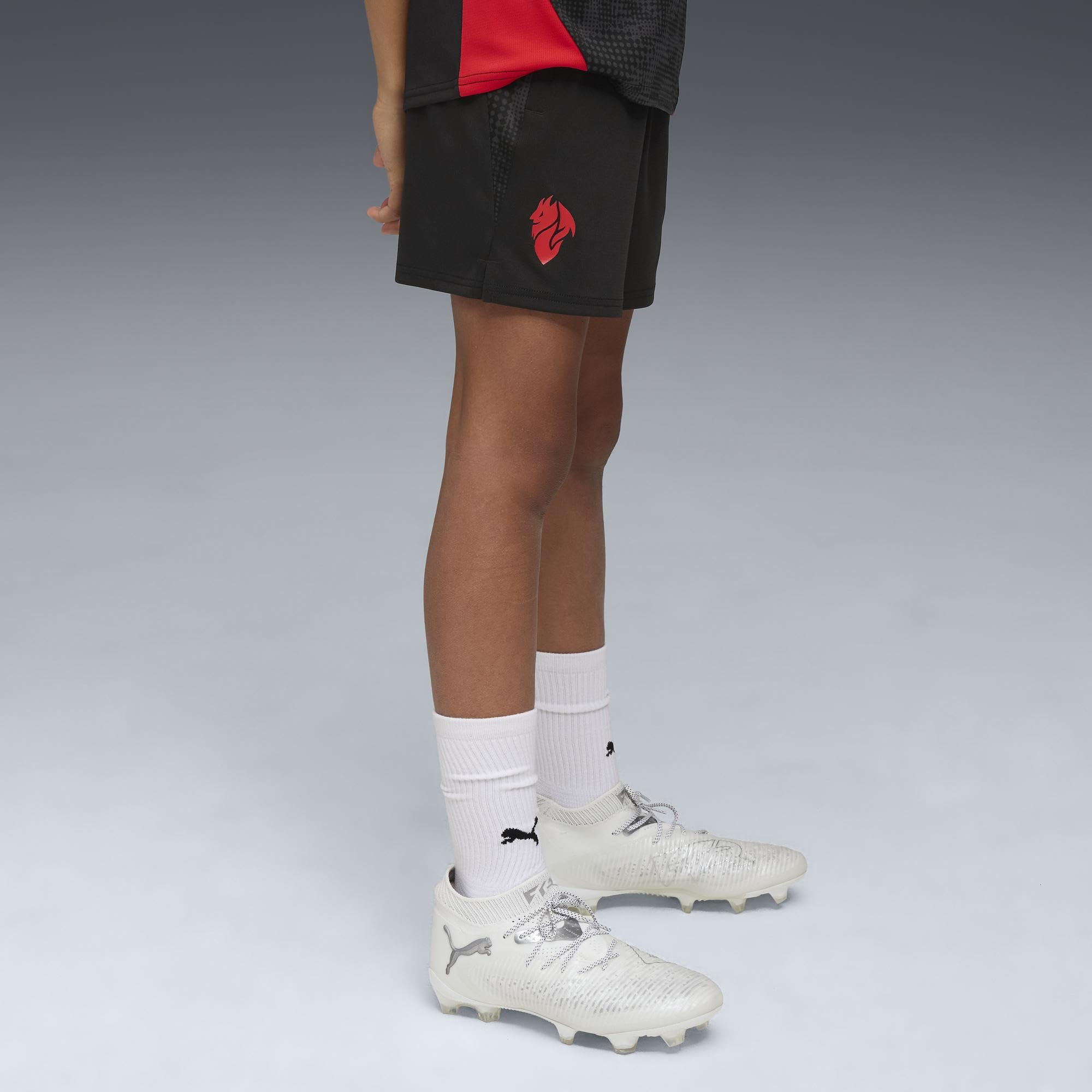 A.C. Milan - Pantaloncini Training con Tasche Bambino, Shorts Gara da Allenamento, Stagione 2025/2026, Prodotto Ufficiale, Bambino