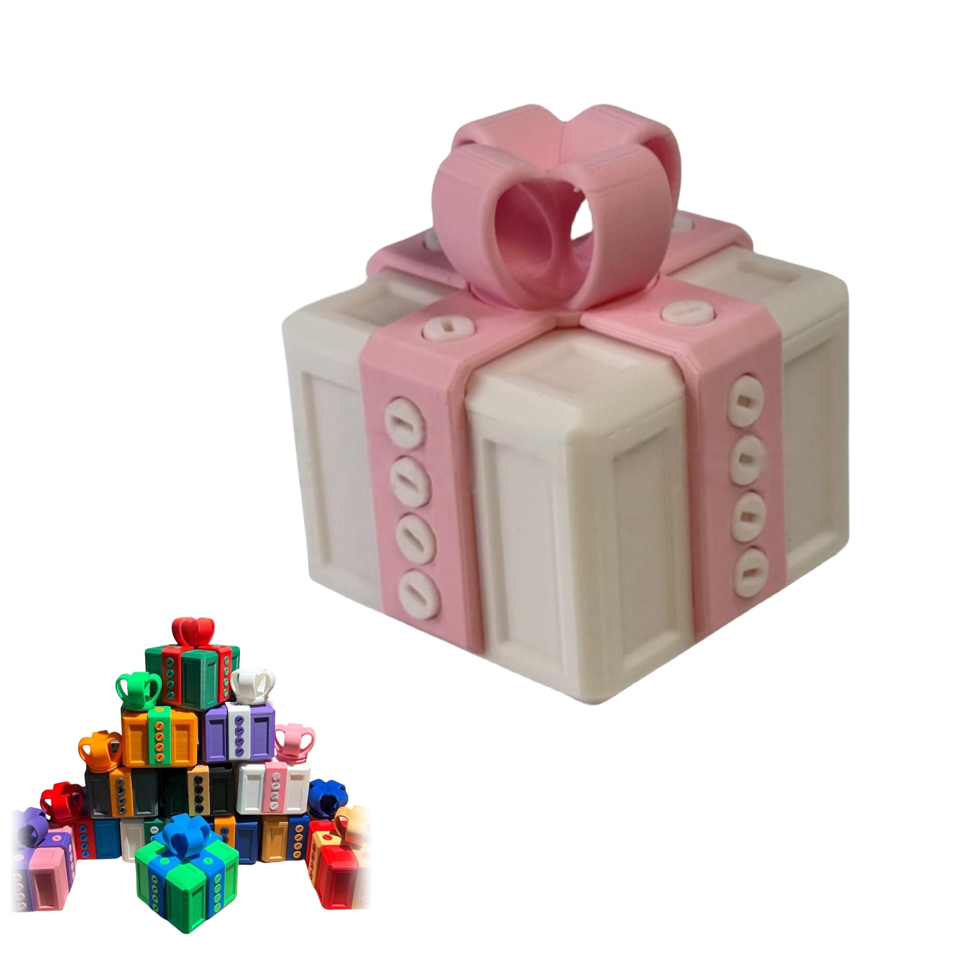 Tincasen Annoying Gift Box with Screws, 2025 NEW 3D Printed Really Annoying Gift Boxes,Gift Card Money Cash Puzzle Box for Adults, Funny Fidget Boxes,