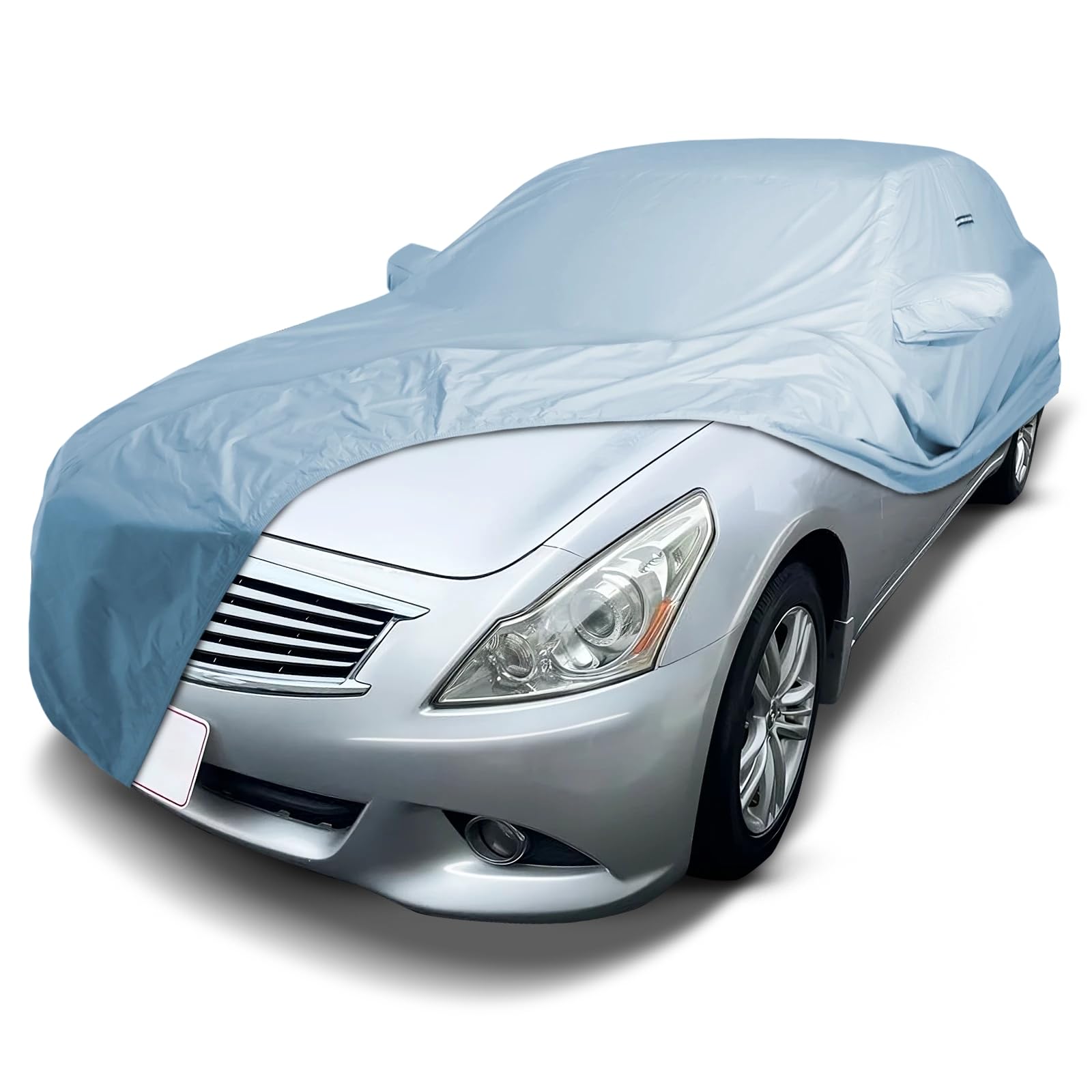 iCarCover Custom Car Cover for 2008-2013 Infiniti G37 Coupe & Convertible, Waterproof All-Weather Rain Snow UV Sun Protector Full Exterior Weatherproof Indoor Outdoor Car Cover with Strap Sky Gray 54. Infiniti G37 Coupe & Convertible 2008-2013