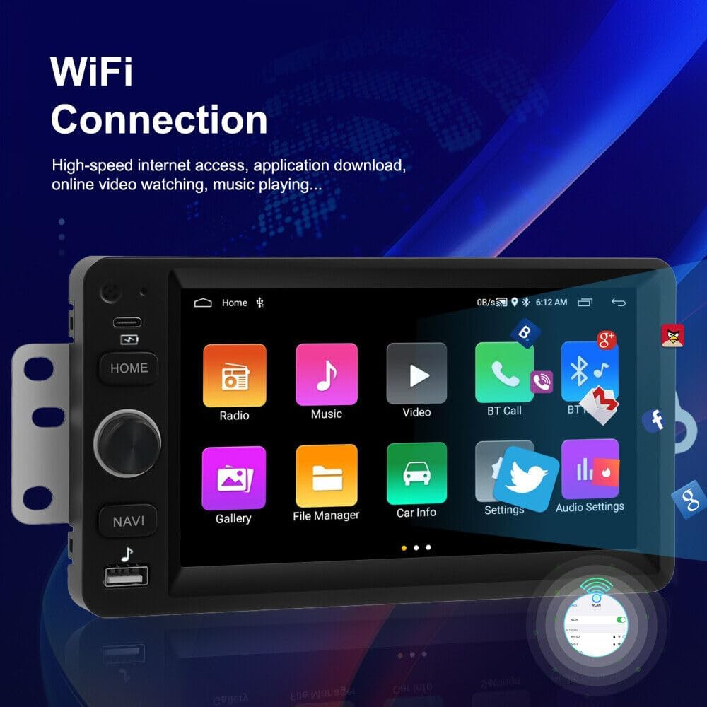 4+64G Car Stereo Radio for Chevy 2003-2006 Tahoe Colorado Savana Silverado 1500 for GMC Canyon Yukon Sierra Hummer Blazer 7 Touchscreen Wireless for Carplay Android Auto Double Din Android 13