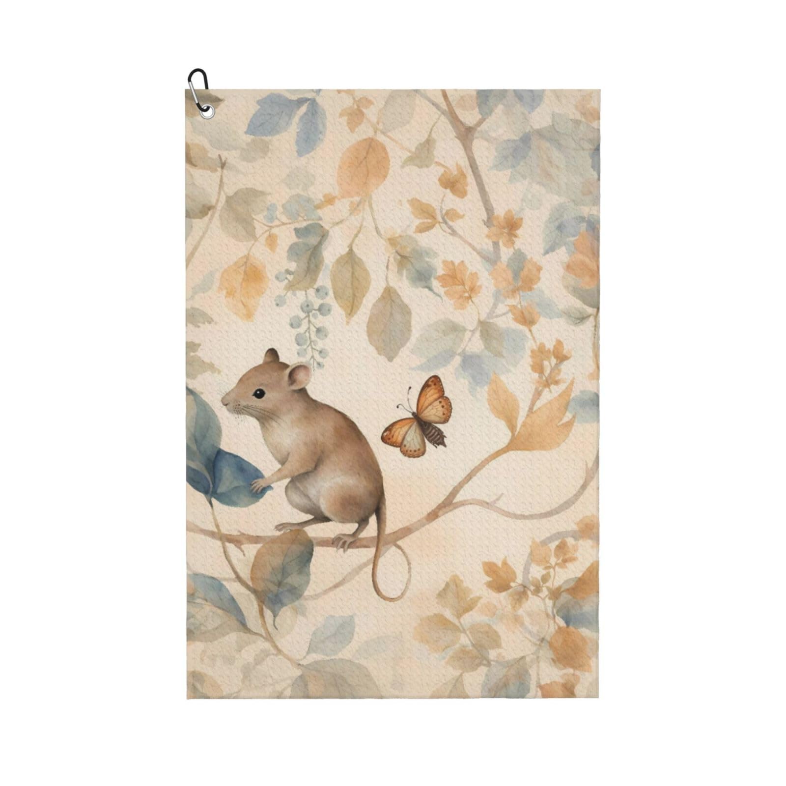 BSDFGSDD Mice and Leaves Print Golf Towel 24 x 16 inches