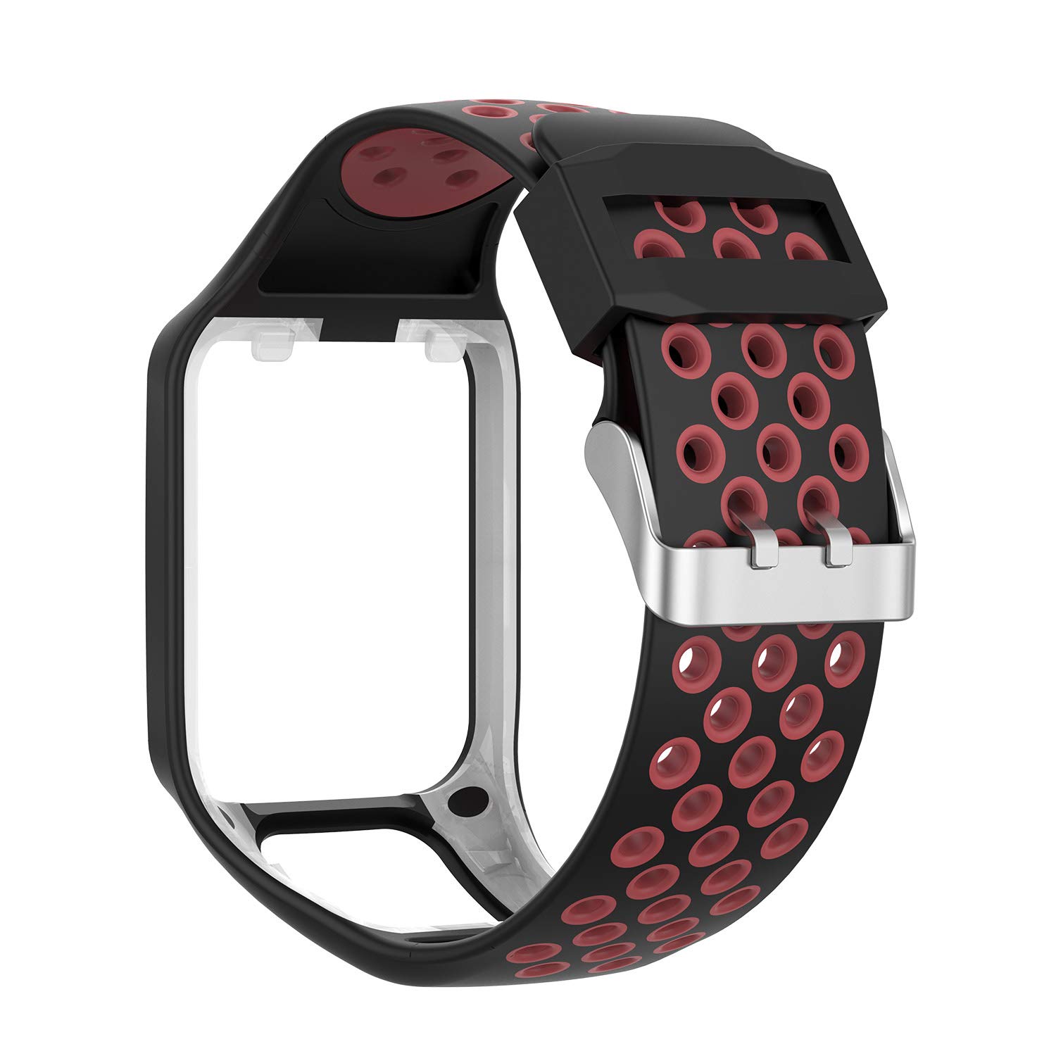 Shieranlee Sport Bracelet Pour Tomtom Watch, Silicone Respirant Avec Goupille A Liberation Rapide Compatible Runner 2 3 Spark Golfer 2 Sports Gps Running Smartwatch 1069830221
