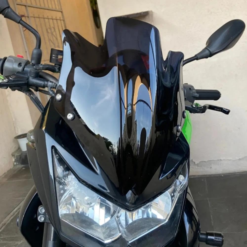 Do Z750R 2007-2012 Szyba Przednia, Osłona , Spoiler W Kolorze Przydymionym Czarnym Przedłużenie szyby motocykla(Clear)
