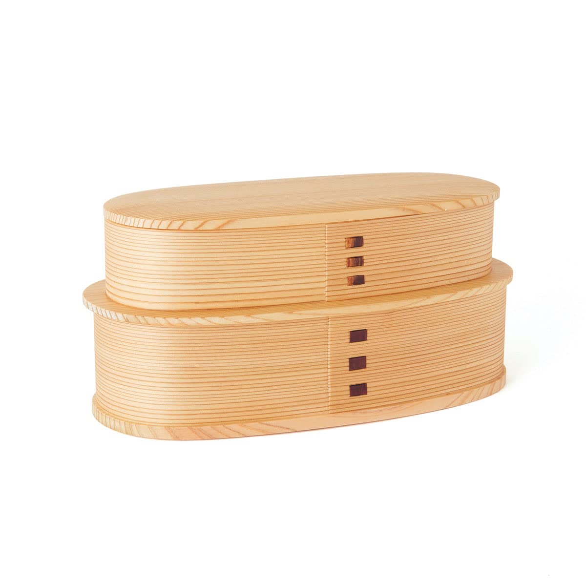 Amazon｜お弁当箱 大館工芸社 曲げわっぱ やぐら小判二段入子