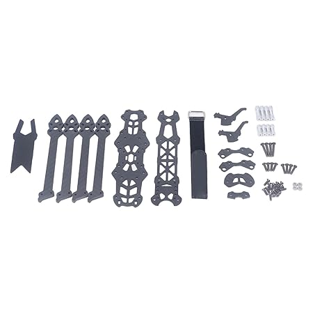 FPV Drone Frame, Drone Frame Quadrotor Fine Workmanship 7in for Replacement (Red)