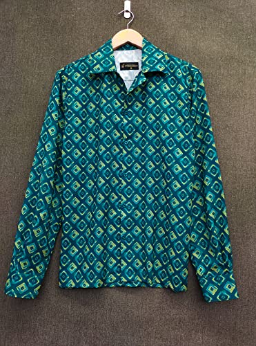 Image of Leriya Fashion Men's Rayon Regular Fit Casual Shirt | Stylish Printed Formal Shirts for Men | Short Sleeve Lightweight Summer Outfit | Soft Breathable Button-Down Summer & Casual Shirt's