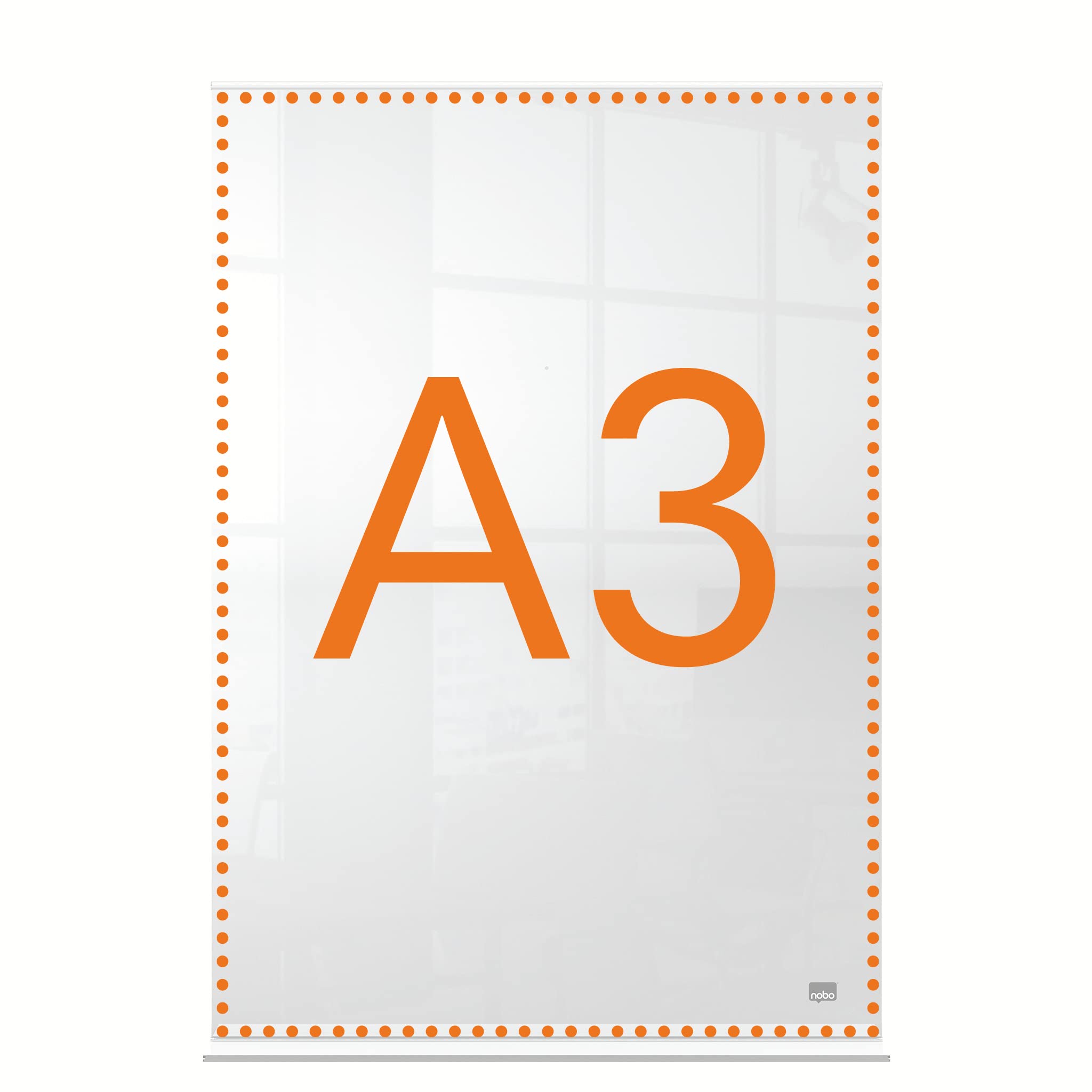 Nobo Premium Plus wandgemonteerde posterframe acryl transparant A3