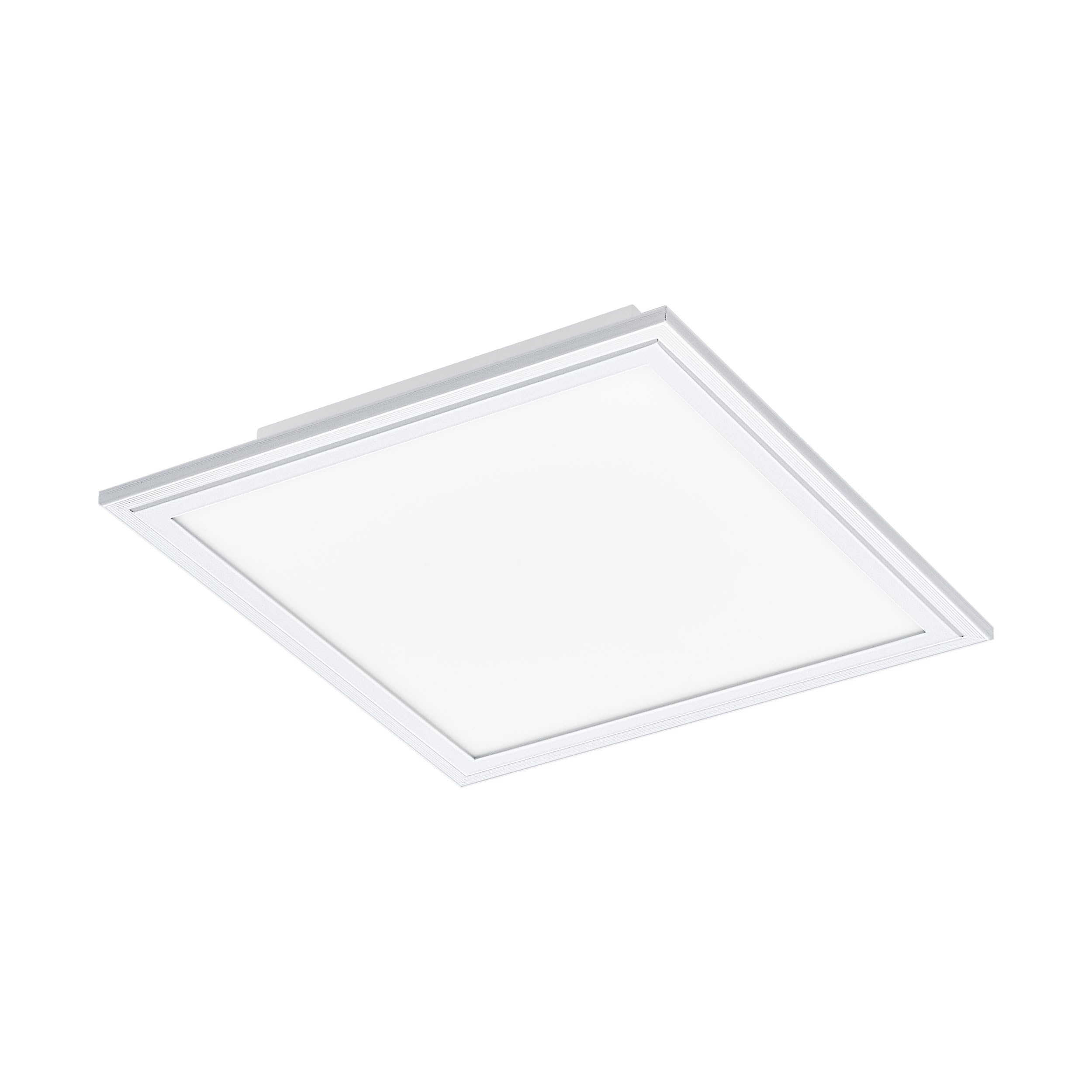 Eglo LED Lampada da soffitto Salobrena 1, 1 fiamma, Materiale: Alluminio e plastica, Colore: Bianco, Dimensioni: 30x30 cm, luce bianca neutra