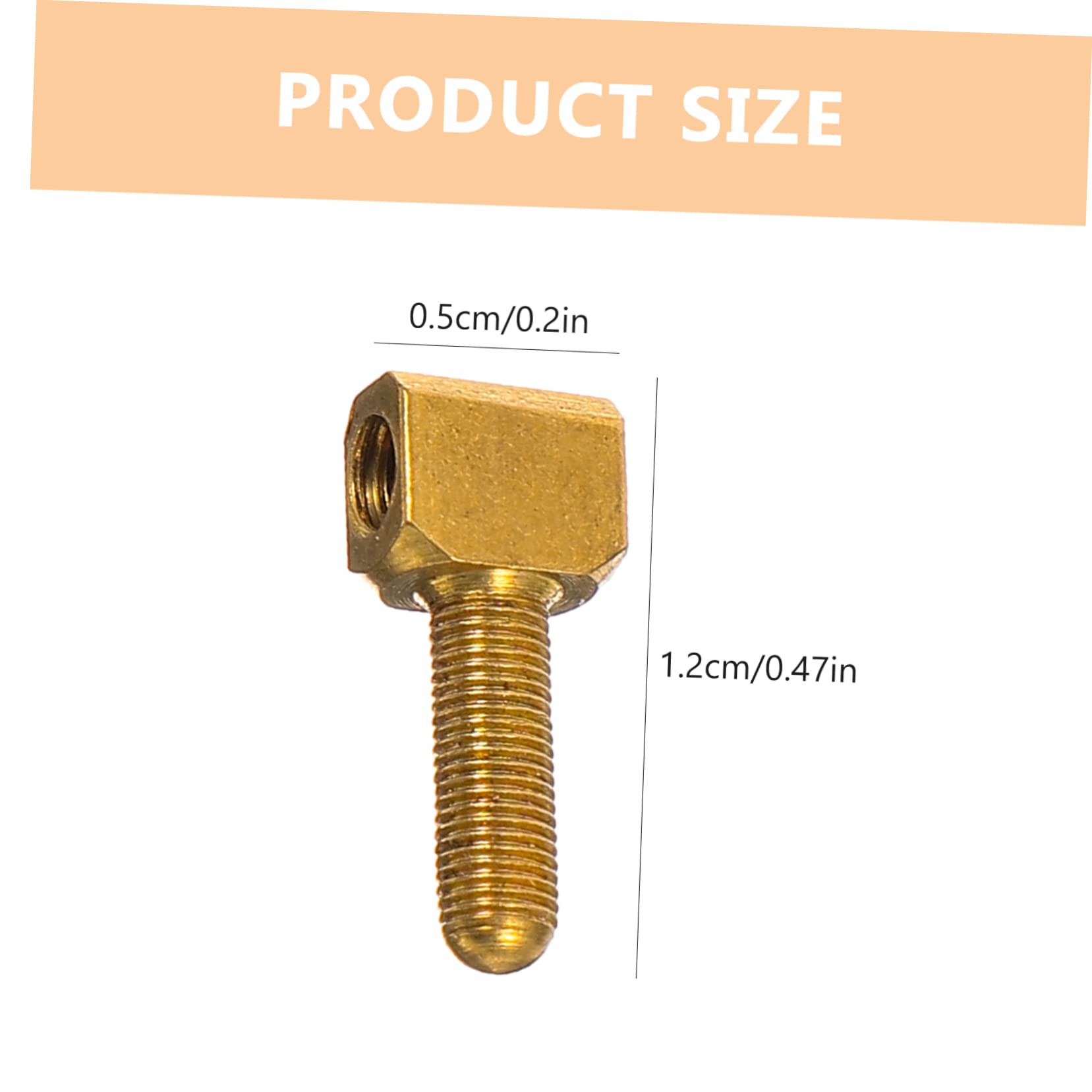 ULDIGI Cello Bow Frog Screw Replacement Tool 4pcs Cello Bow Parts for Violin Easy to Install