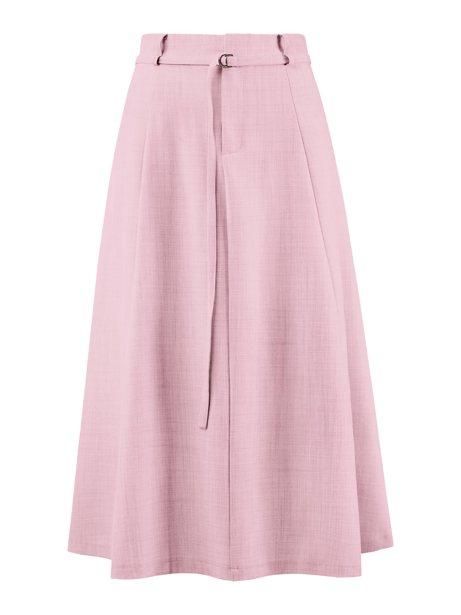 Hobemty Donna Gonna a Linea a con Tasche Vita Alta Elastica Maxi