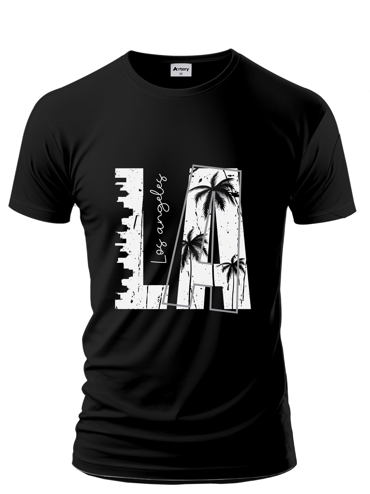 ArtoryMen's Half Sleeve Cotton Classic Printed Round Neck T-Shirt for Mens || Casual T Shirt for Men || Branded Tshirt for Men