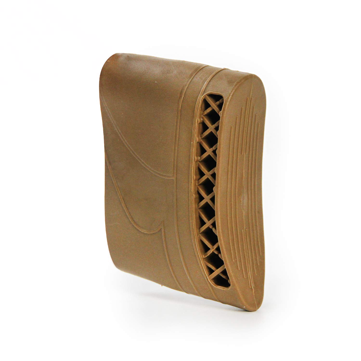 GUGULUZA Gun Butt Stock Recoil Pad para caza tiroteo (marrón)