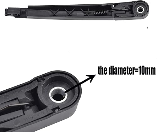 Miniatura 3 de WouND Limpiaparabrisas trasero, para SsangYong Korando C Actyon 2010-2019 de 14 pulgadas, para todas las estaciones, juego de limpiaparabrisas