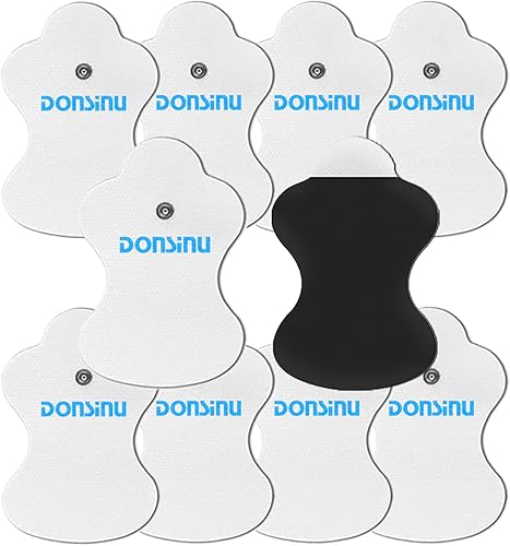 10 almohadillas de repuesto duraderas compatibles con Omron Tens, 5 pares de almohadillas de electroterapia de repuesto
