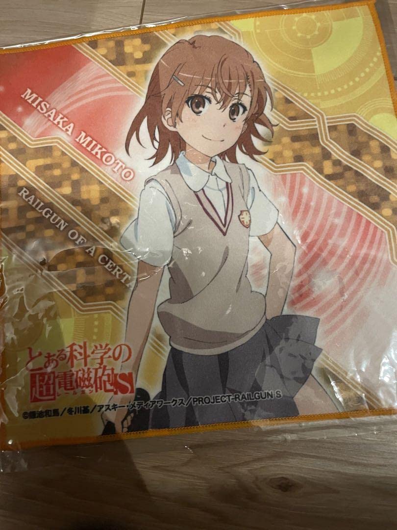 Amazon.co.jp: 御坂美琴 制服 ミニタオル とある科学の超電磁砲S : ホビー