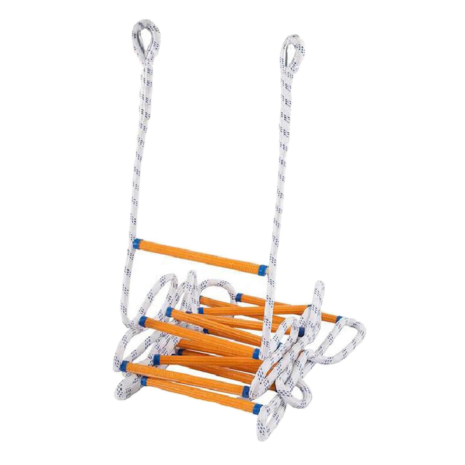 Escalera de Emergencia Portátil y Fuerte Cuerda de Nylon Resistente a Temperaturas Fácil Instalación y Reutilización Adecuada para Niños