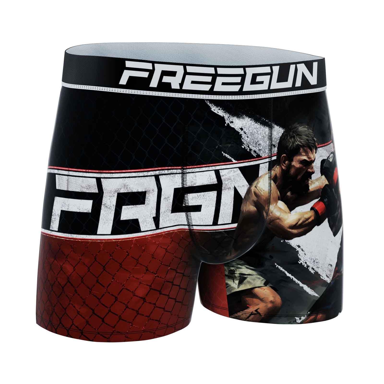 FREEGUN Lot de 6 Boxers Garçon Premium