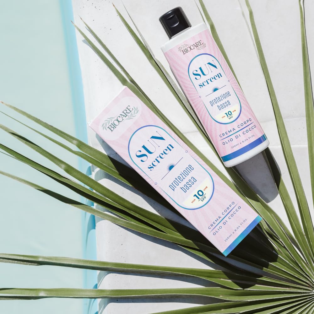 SUN SCREEN - Ochrona niskiego poziomu winogron 10 SPF - Krem przeciwsłoneczny o niskiej ochronie dla ciemnej skóry - Sprawia, że opalenizna jest oznaką zdrowia i dobrego samopoczucia
