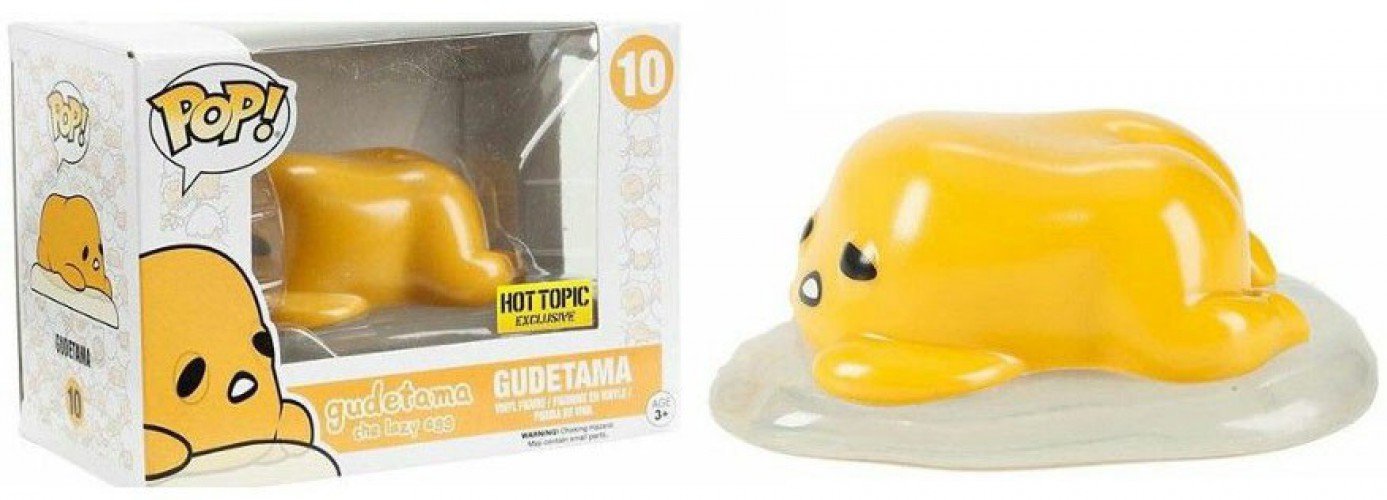 Hello Kitty POP! Sanrio Gudetama Exclusive Vinyl Figure #10 [Laying Down]