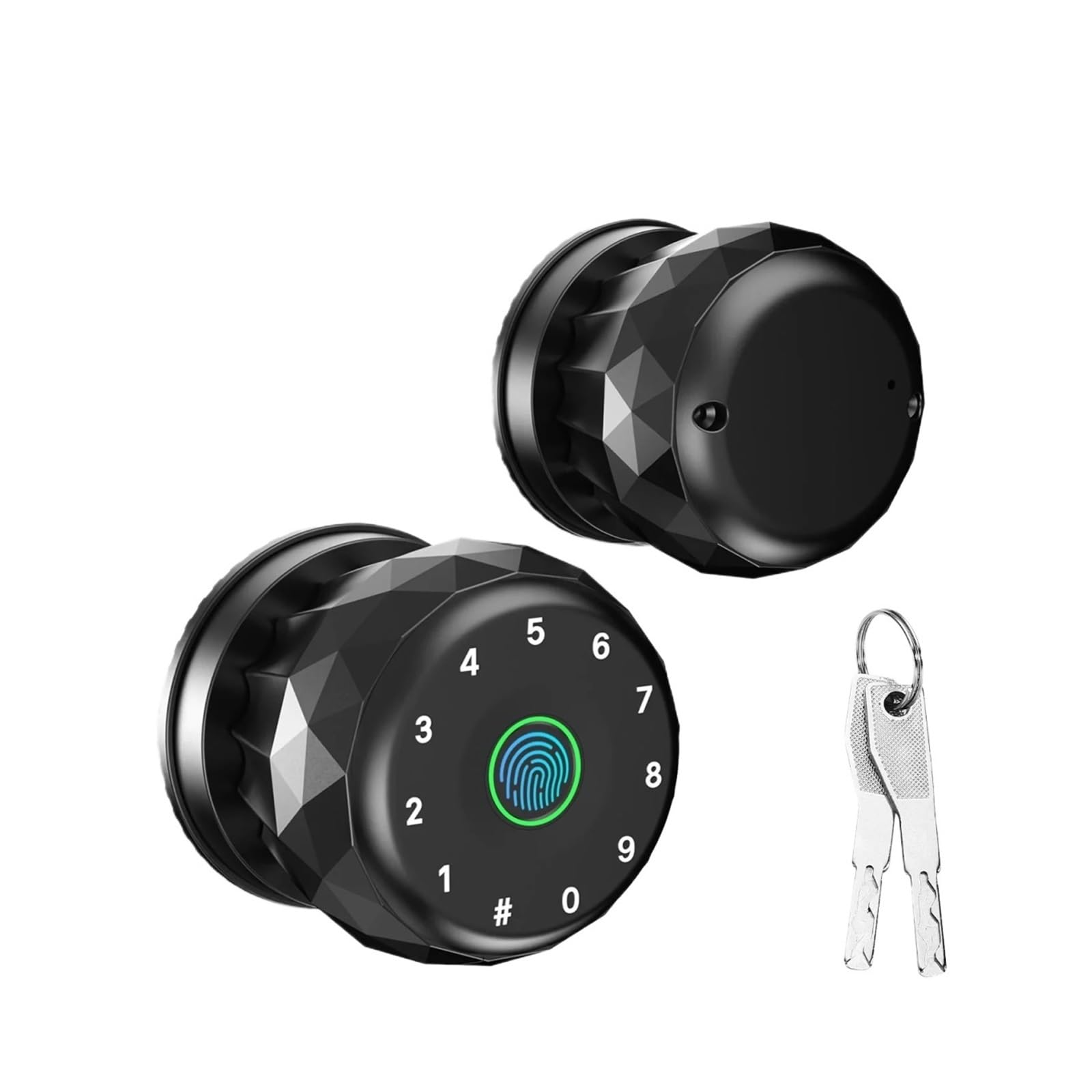 Cerradura de puerta inteligente, Cerradura de puerta inteligente con huella dactilar, TIPO C, puerto carga, Control aplicación, teclado pantalla táctil, bloqueo código acceso(Tt)