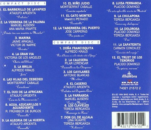 24 Grandes Exitos De La Zarzuela Ii.
