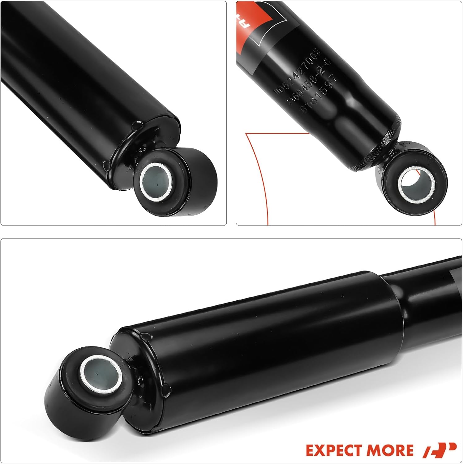 A-Premium Front Pair (2) Shock Absorber Compatible with Freightliner Cascadia 2018 2019 2020 2021 2022, Driver and Passenger Side