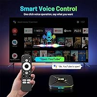 Vista 5 de Android TV Box, Android Box 14.0 2GB RAM 32GB ROM Rk3518 Quad Core ARM Cortex -A53 4K Support 2.4G/5.0GHz Dual WiFi6 BT 5.0 USB 3.0 Smart TV Box