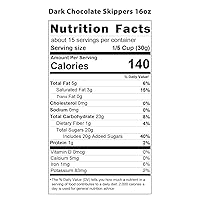 Vista 2 de Vermont Nut Free Chocolates Skippers® (chocolate oscuro) 16 onzas, 2 bolsas, sin nueces, sin huevos, Kosher