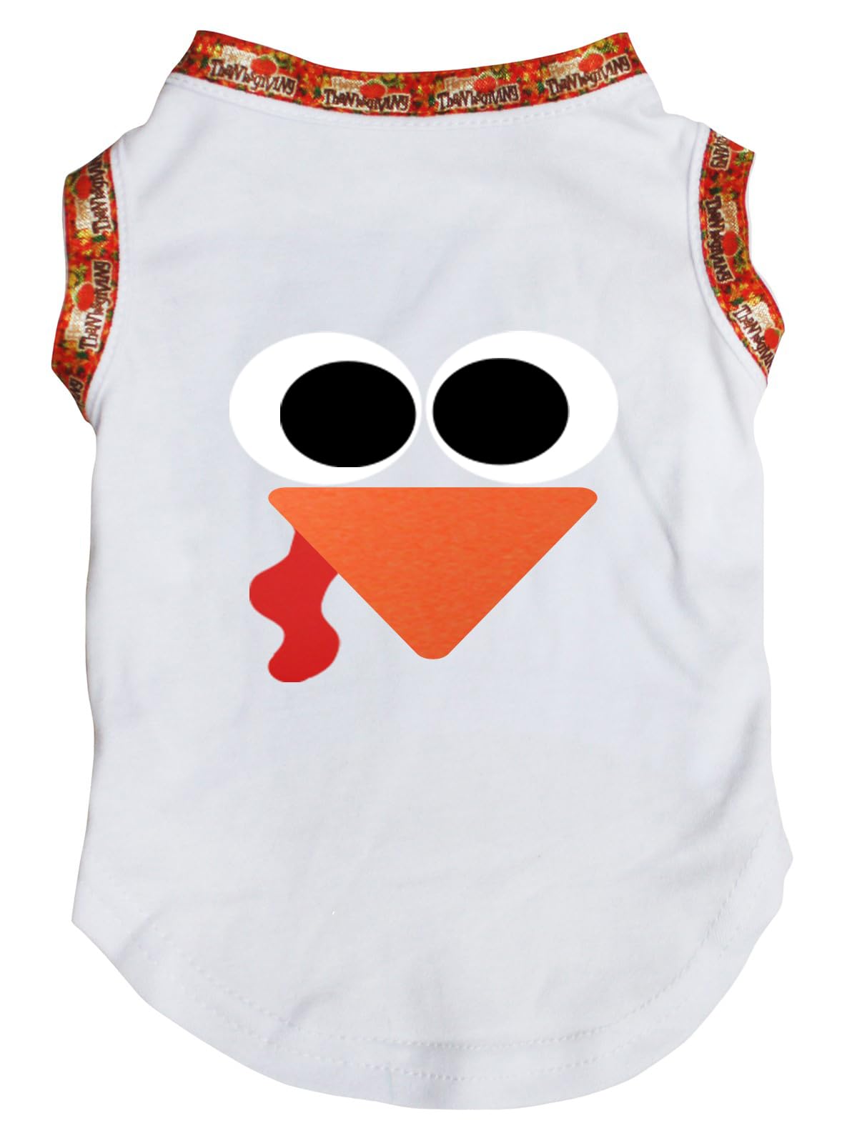 Chemise pour chien dinde blanche XXL vêtement de Thanksgiving