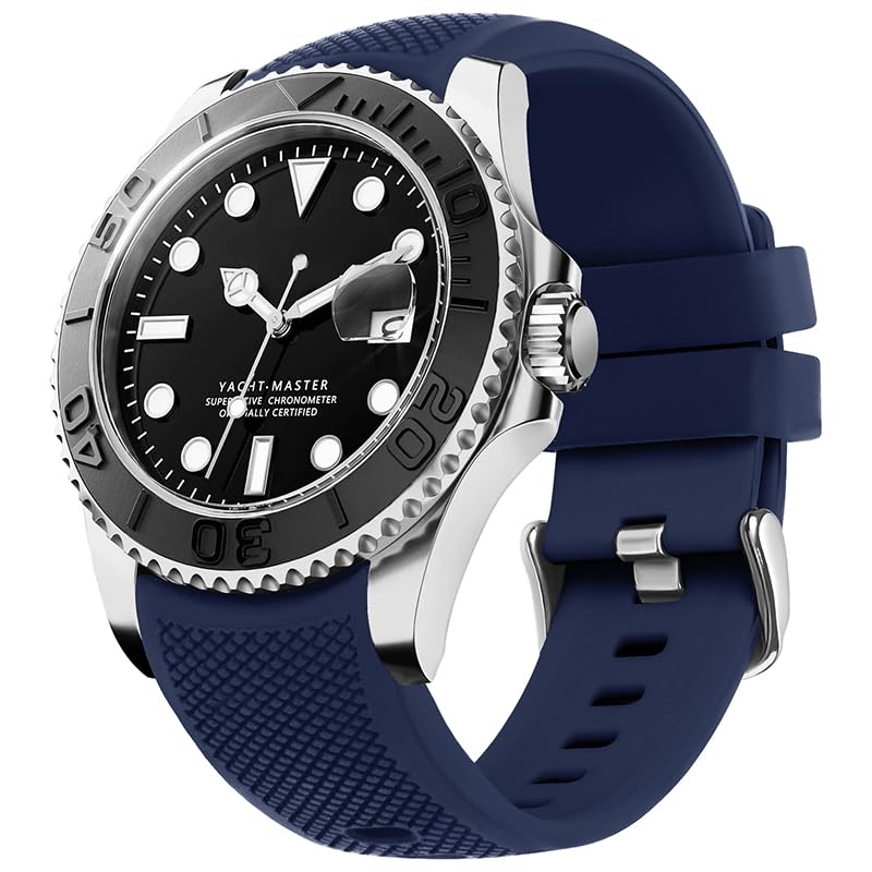 Correa de goma para reloj de 20mm, correa de silicona de 22mm para reloj Samsung Galaxy Watch de 46mm, Huawei Watch GT4 de 46mm