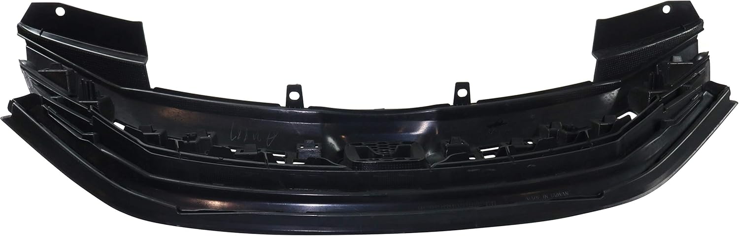 Garage-Pro Grille Assembly Compatible with HONDA ACCORD 2016-2017 Textured Black Sedan